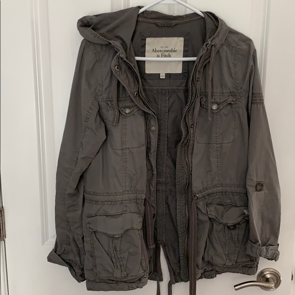 abercrombie & fitch utility jacket